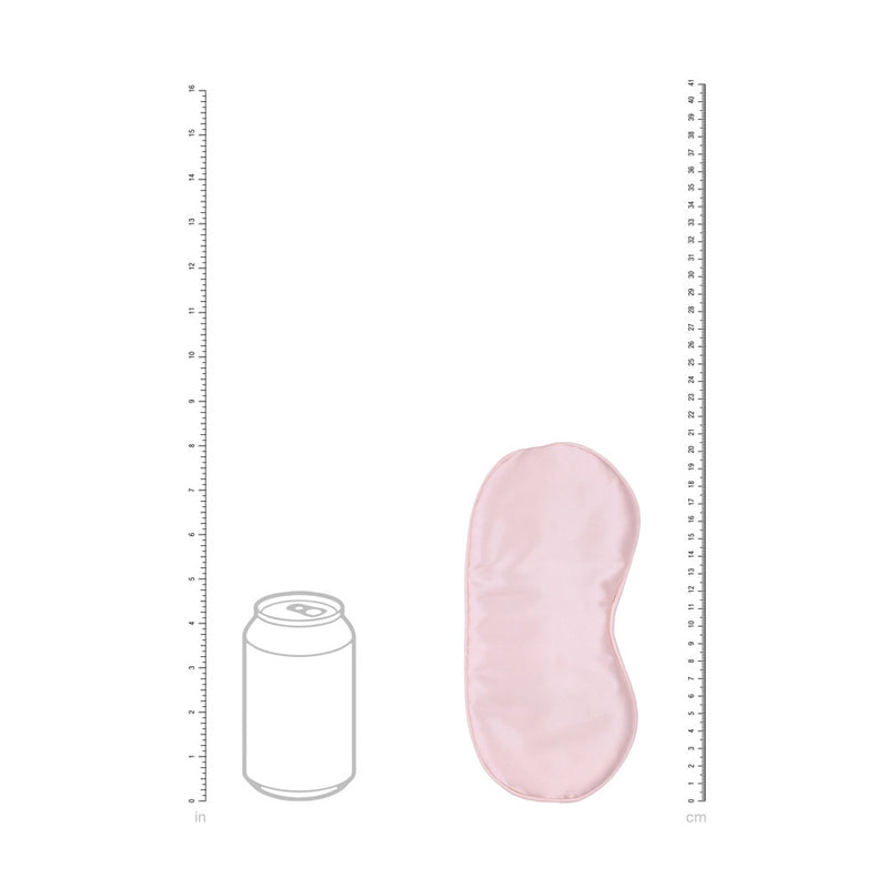 OUCH! Satin Mask - Powder Pink - Powder Pink Eye Mask