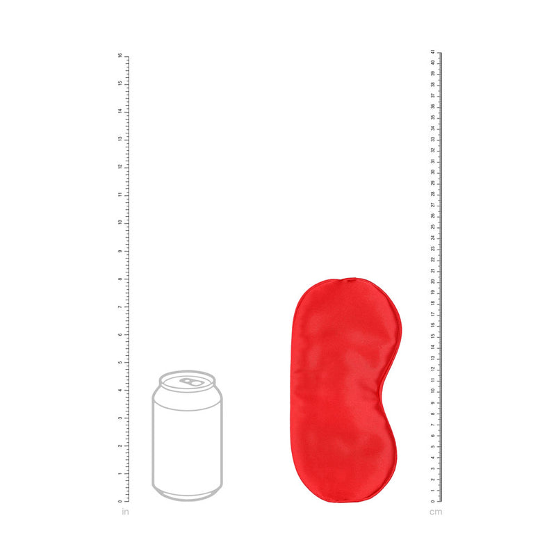 OUCH! Satin Mask - Red - Red Eye Mask