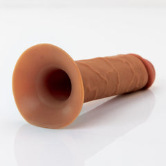 FX Elite 8'' Silicone Hollow Strap-On - Tan - Tan 20 cm Hollow Strap-On