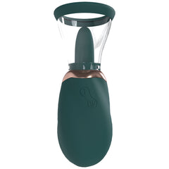 PUMPED Boost Auto Vulva & Brest Pump - Green - Green USB Rechargeable Ladies Pump