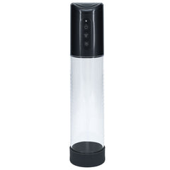 PUMPED Hyperpump Automatic Pump - Gunmetal - Gunmetal Grey USB Rechargeable Auto Penis Pump