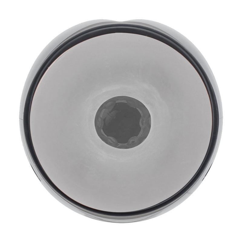 PUMPED Virtuo - Gunmetal - Gunmetal Grey/Clear USB Rechargeable Sucking And Vibrating Auto Masturbator