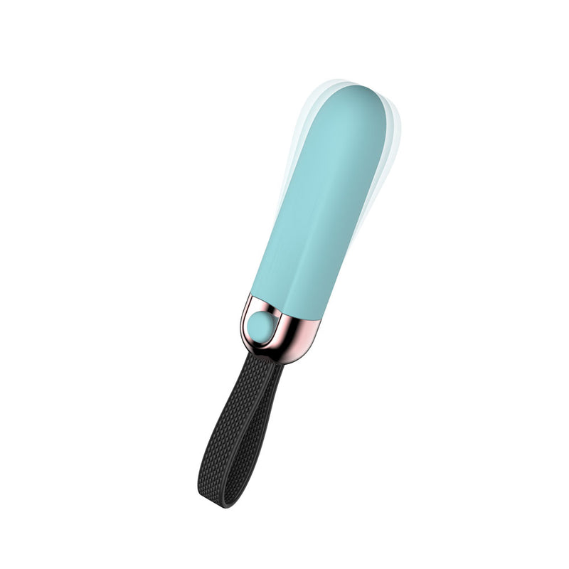 Passion Play Vibrating Bullet - Blue - Blue 8.5 cm USB Rechargeable Vibrating Bullet