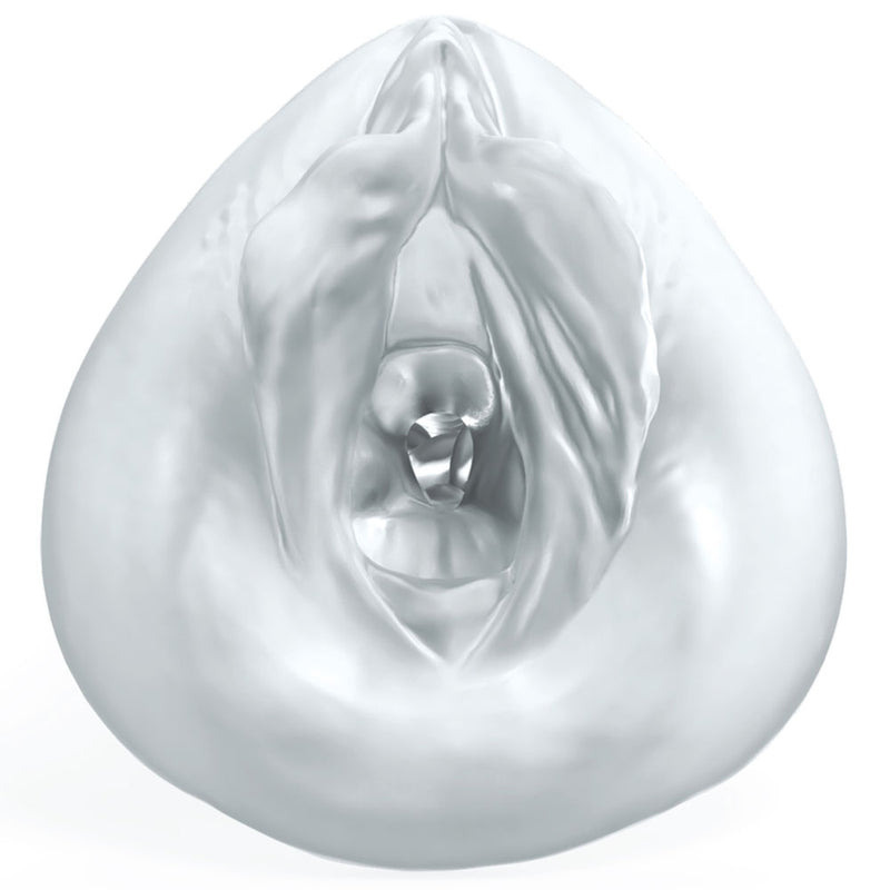 Pipedream Extreme Toyz Self Lubricating Sorority Snatch - Clear - Clear Vagina Stroker
