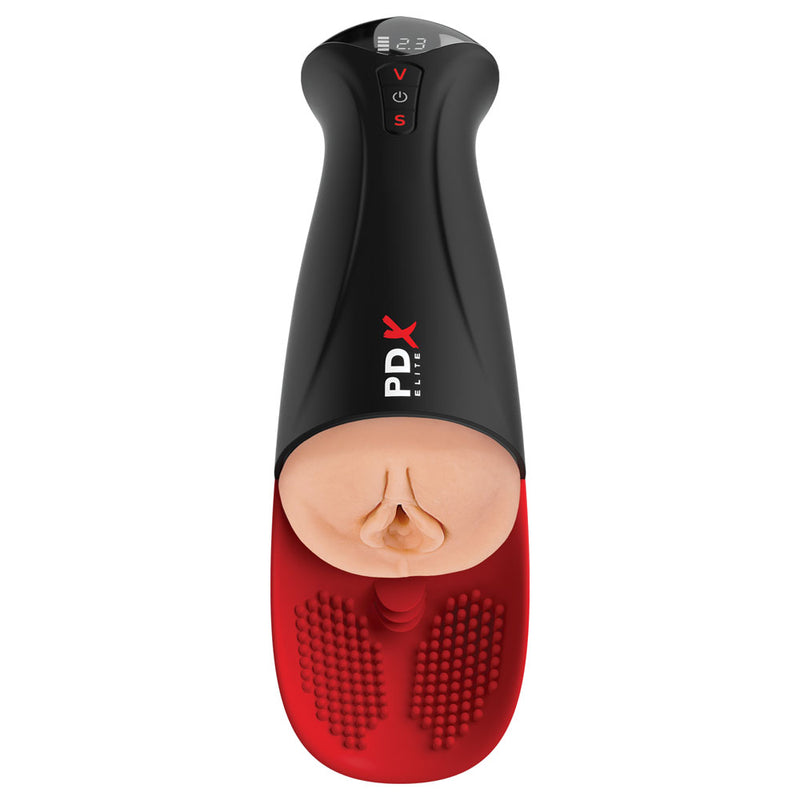 PDX Elite Fap-O-Matic Pro XL - Light - Flesh USB Rechargeable Auto Stroker