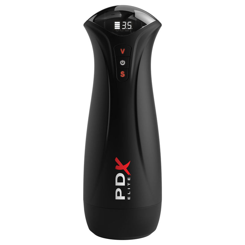 PDX Elite Fuck-Gasm - Flesh - USB Rechargeable Sucking & Vibrating Auto Stroker