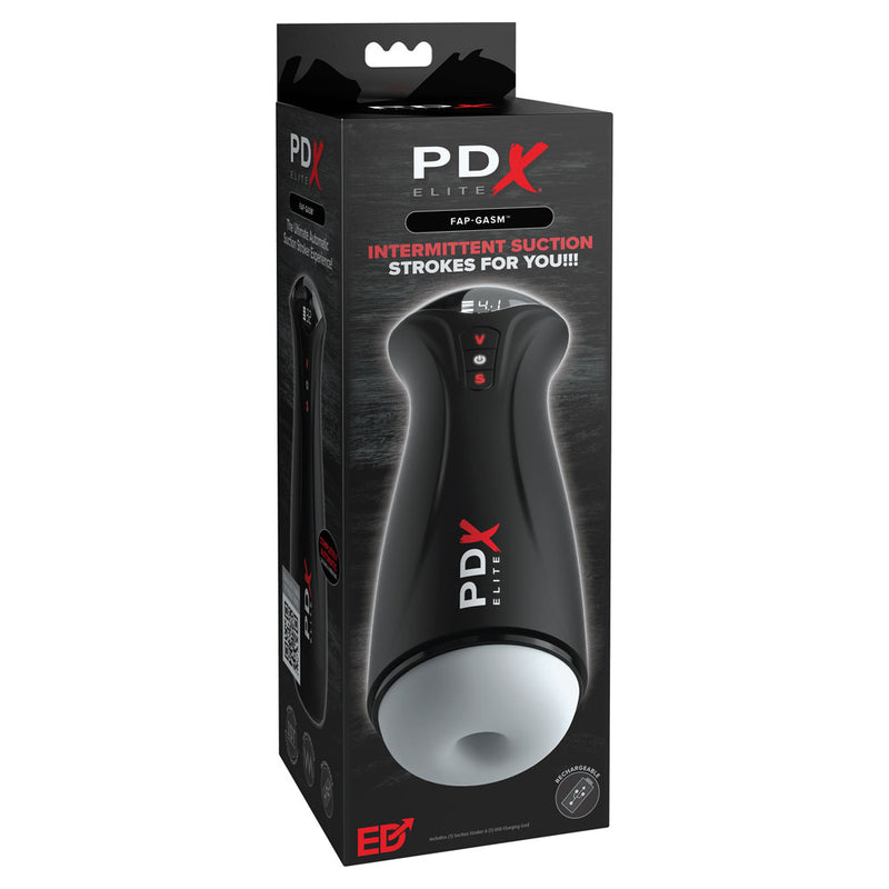 PDX Elite Fuck-Gasm - Flesh - USB Rechargeable Sucking & Vibrating Auto Stroker