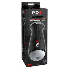 PDX Elite Fuck-Gasm - Flesh - USB Rechargeable Sucking & Vibrating Auto Stroker