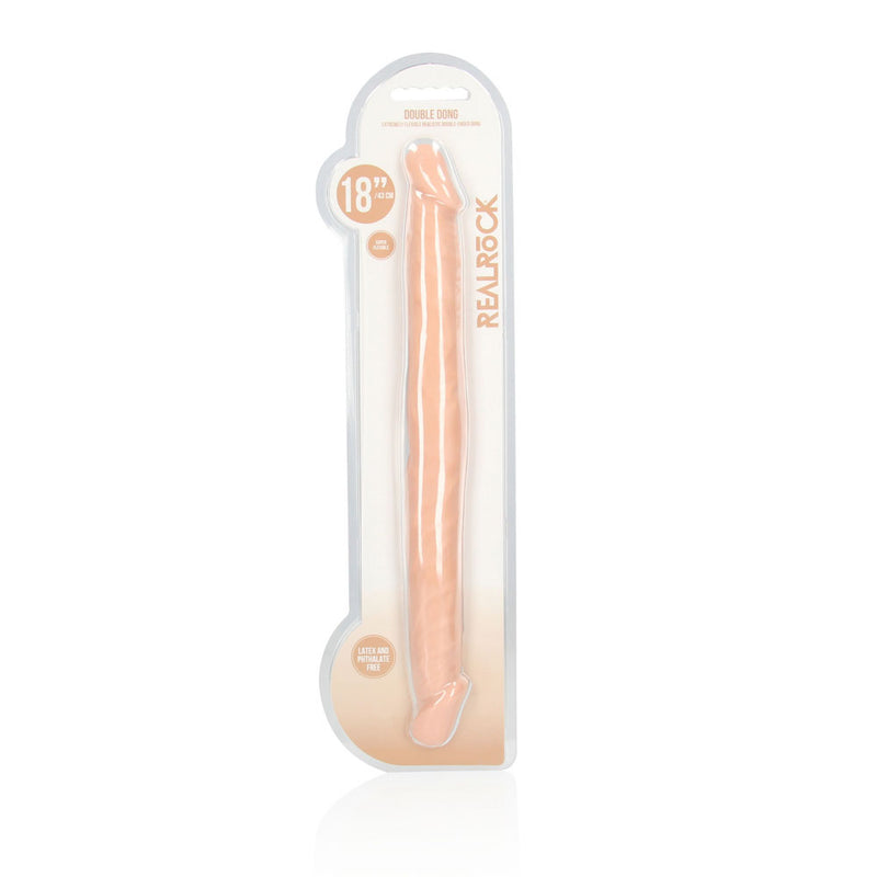 REALROCK 18'' Double Dildo - Flesh 46 cm Double Dong