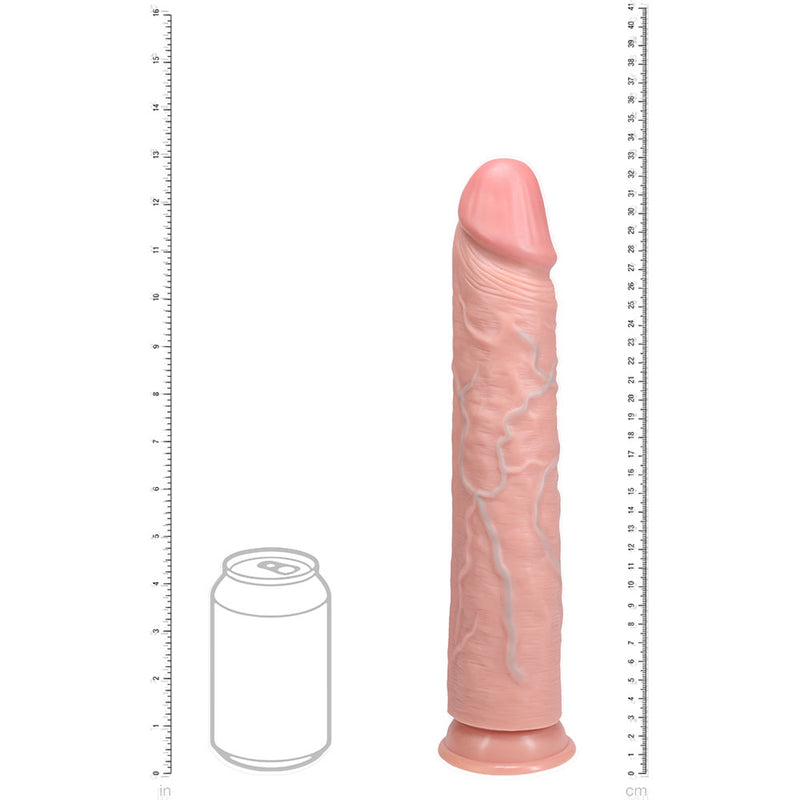 REALROCK 33cm Extra Long Dildo - Flesh - Flesh 33 cm (13'') Extra Long Dong