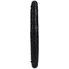 REALROCK 35cm Thick Double Dildo - Black - Black 35 cm (14'') Thick Double Dong