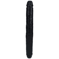 REALROCK 35cm Thick Double Dildo - Black - Black 35 cm (14'') Thick Double Dong