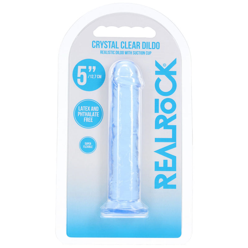 REALROCK Realistic 5'' Dildo - Blue - Blue 12.7 cm Dildo