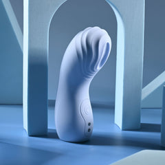 Selopa GOOD POINT - Purple USB Rechargeable Hollow Vibrating Finger Stimulator