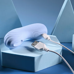 Selopa GOOD POINT - Purple USB Rechargeable Hollow Vibrating Finger Stimulator