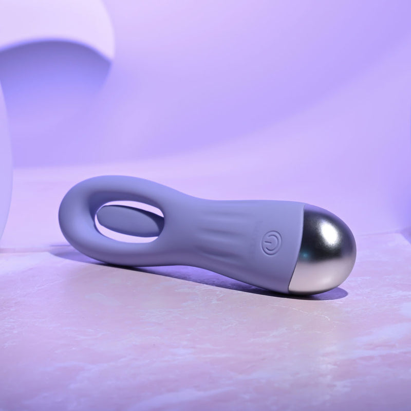 Selopa IN A FLAP - Purple 15 cm USB Rechargeable Flicking Stimulator