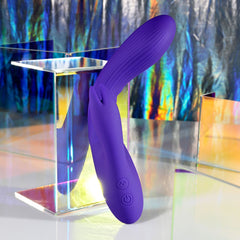 Selopa POSEABLE BUNNY - Purple 21 cm USB Rechargeable Poseable Rabbit Vibrator
