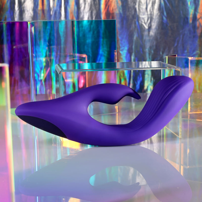 Selopa POSEABLE BUNNY - Purple 21 cm USB Rechargeable Poseable Rabbit Vibrator