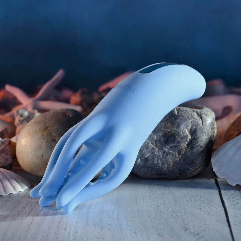 Selopa TENTACLE TICKLER - Blue USB Rechargeable Vibrating Stimulator