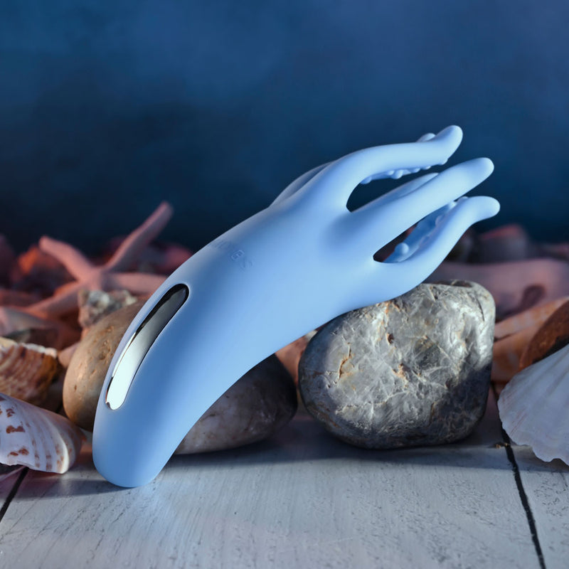 Selopa TENTACLE TICKLER - Blue USB Rechargeable Vibrating Stimulator