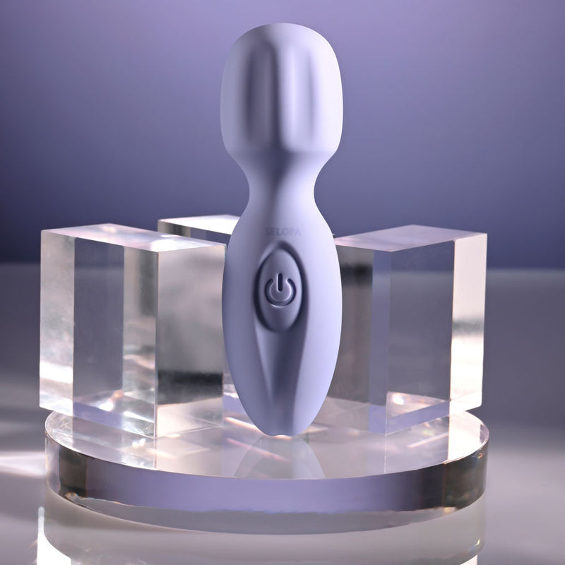 Selopa LIL' WAND - Purple 11 cm USB Rechargeable Massage Wand