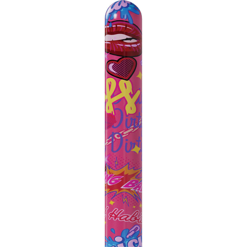 S-LINE Kaotix Pop Art - Pink 17.8 cm USB Rechargeable Vibrator