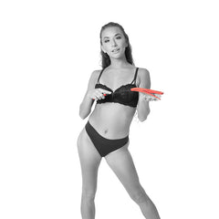 Sex & Mischief Amor Crop - Red/Black Heart Crop