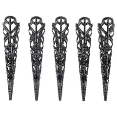 Sex & Mischief Sensory Fingertips - Black - Black - Set of 5