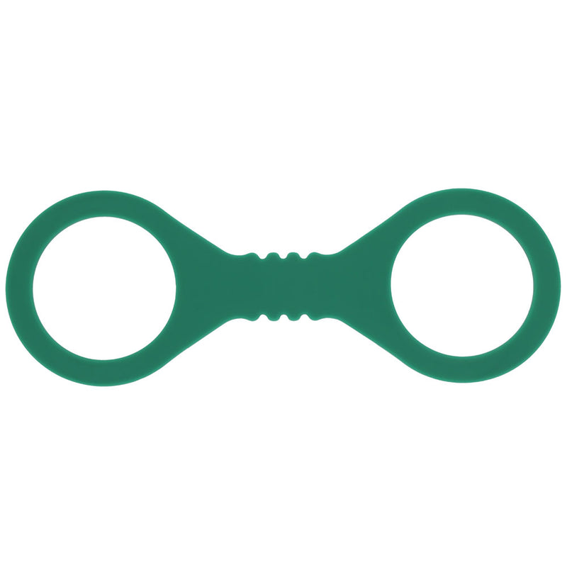 Sex & Mischief Indica Small Silicone Cuffs - Green Small Restraints
