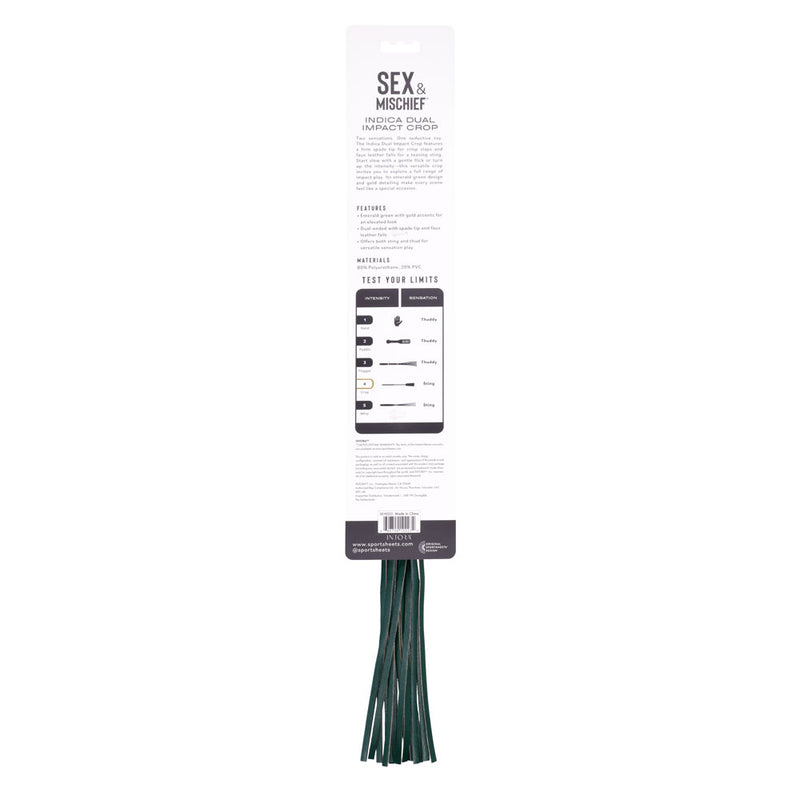 Sex & Mischief Indica Dual Impact Crop - Green Crop Whip