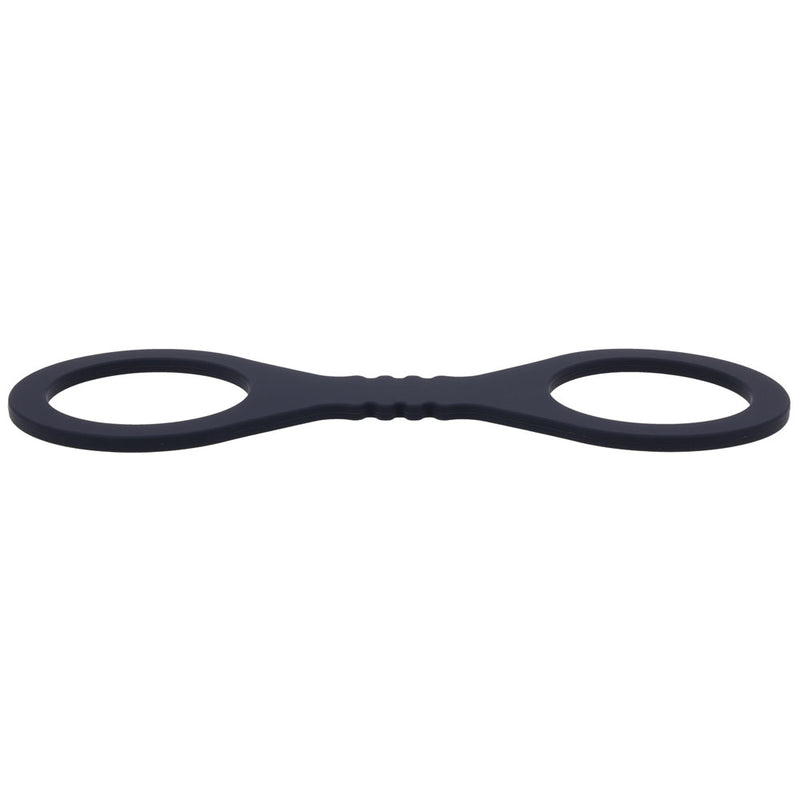 Sex & Mischief Shadow Small Silicone Cuffs - Black Small Restraints