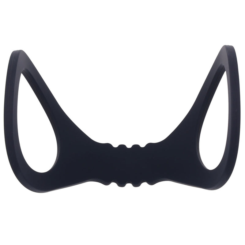 Sex & Mischief Shadow Small Silicone Cuffs - Black Small Restraints