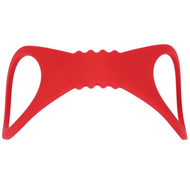 Sex & Mischief Amor Large Silicone Cuffs - Red Large Restraints