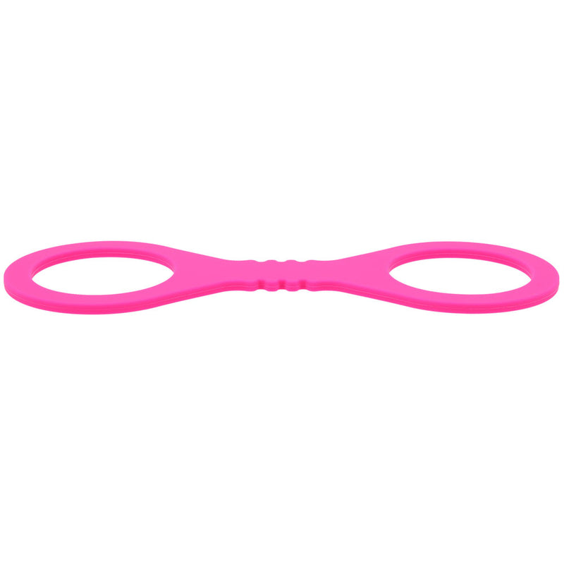 Sex & Mischief Small Hot Pink Silicone Cuffs - Hot Pink Small Restraints