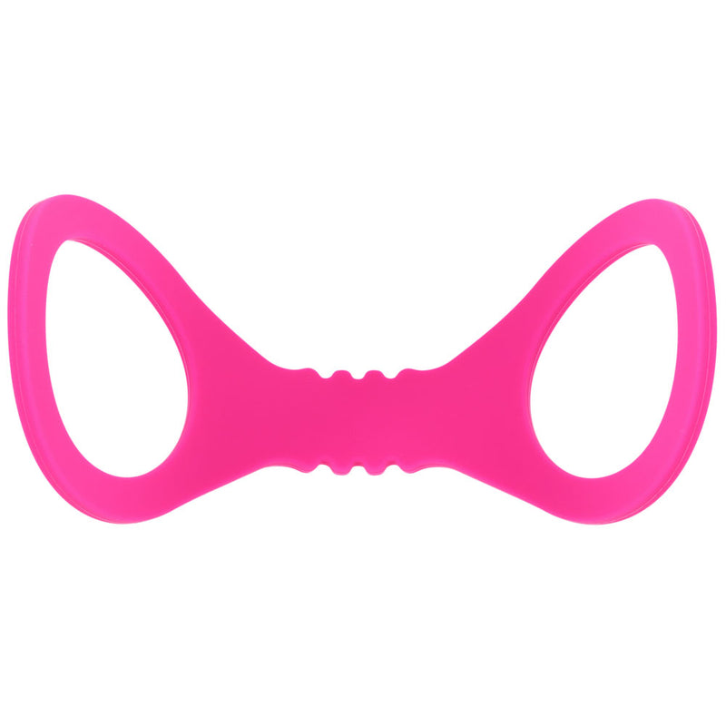Sex & Mischief Small Hot Pink Silicone Cuffs - Hot Pink Small Restraints
