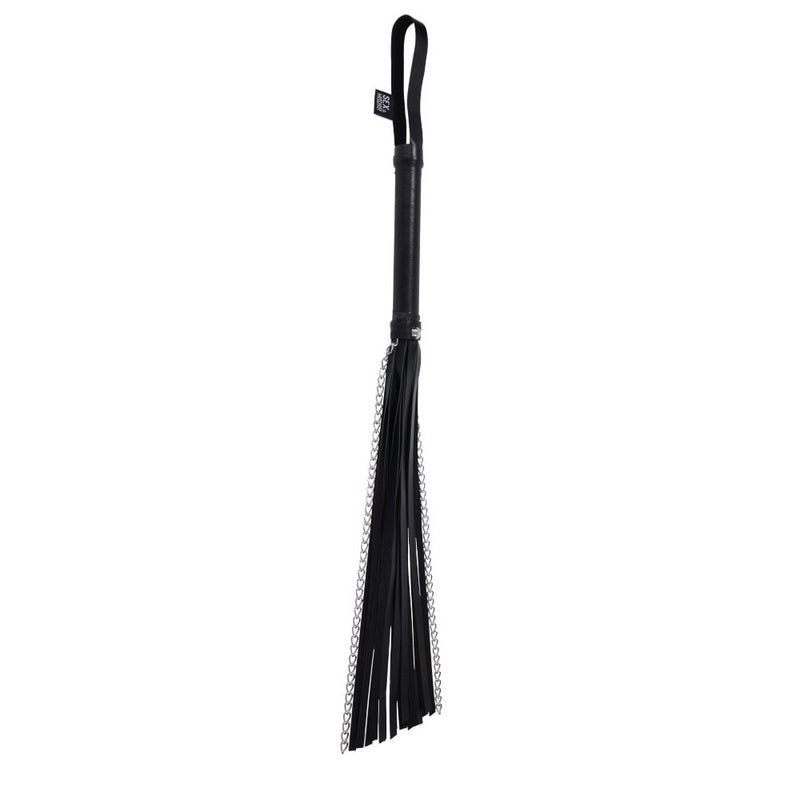 S&M Shadow Chain Flogger - Black Flogger Whip