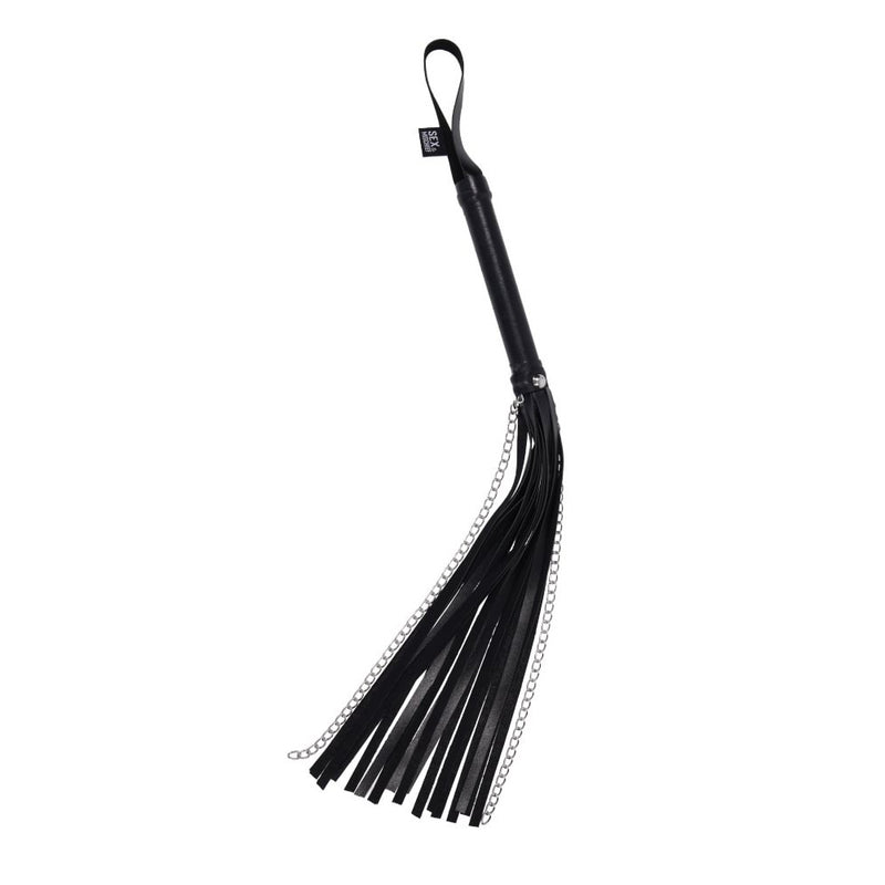 S&M Shadow Chain Flogger - Black Flogger Whip