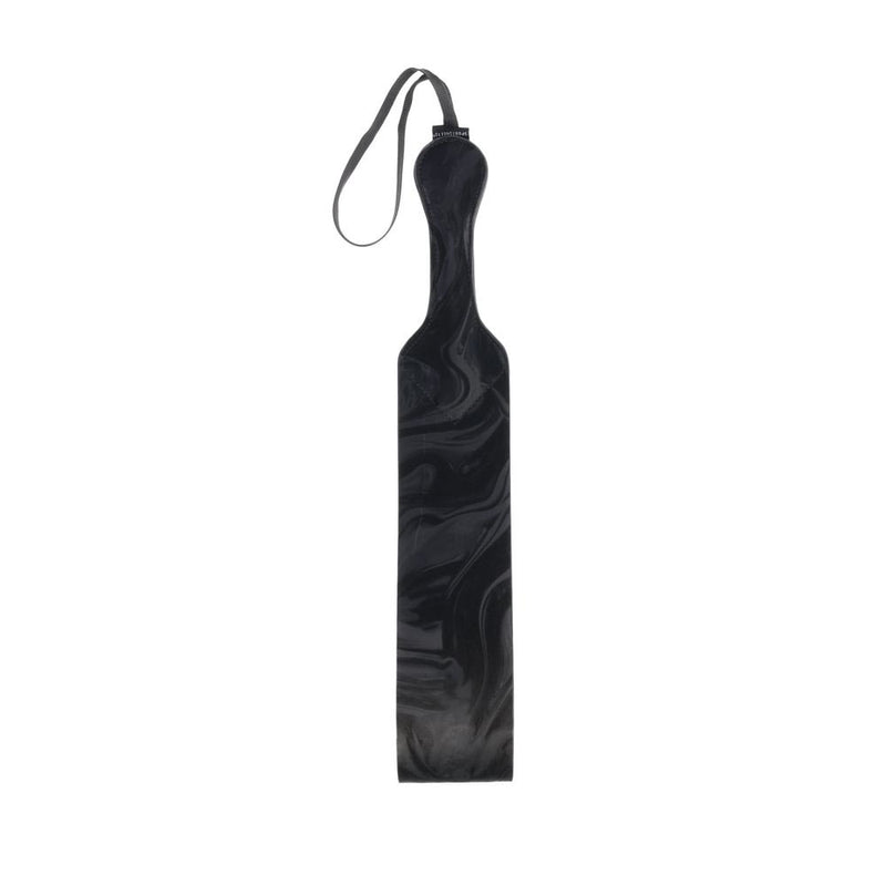 SPORTSHEETS Velvet Noir Loop Paddle - Black 42 cm Paddle