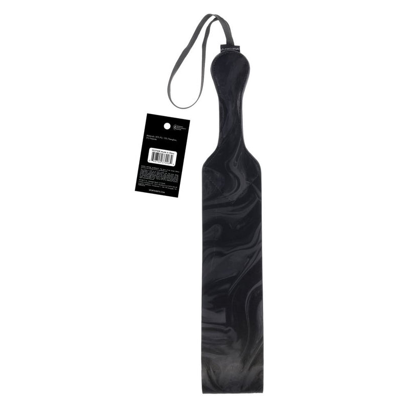SPORTSHEETS Velvet Noir Loop Paddle - Black 42 cm Paddle
