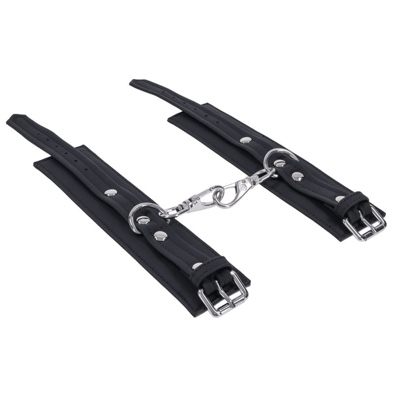 SPORTSHEETS Signature Midnight Muse Handcuffs - Black Adjustable Restraints