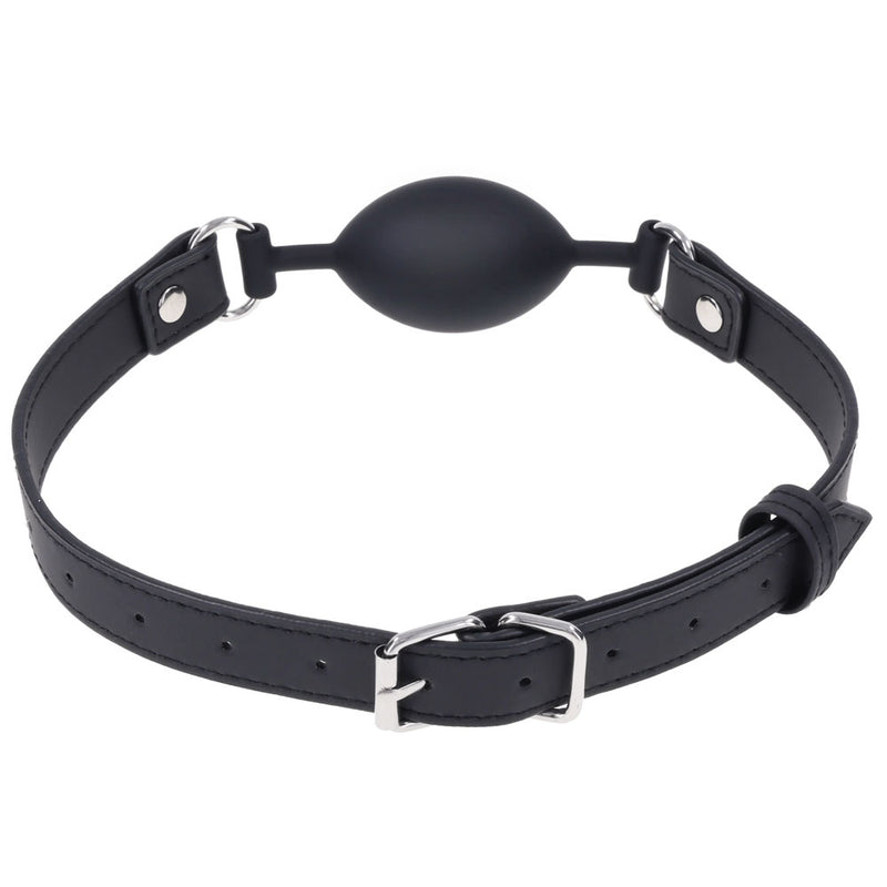 SPORTSHEETS Signature Midnight Muse Oval Gag - Black Mouth Restraint