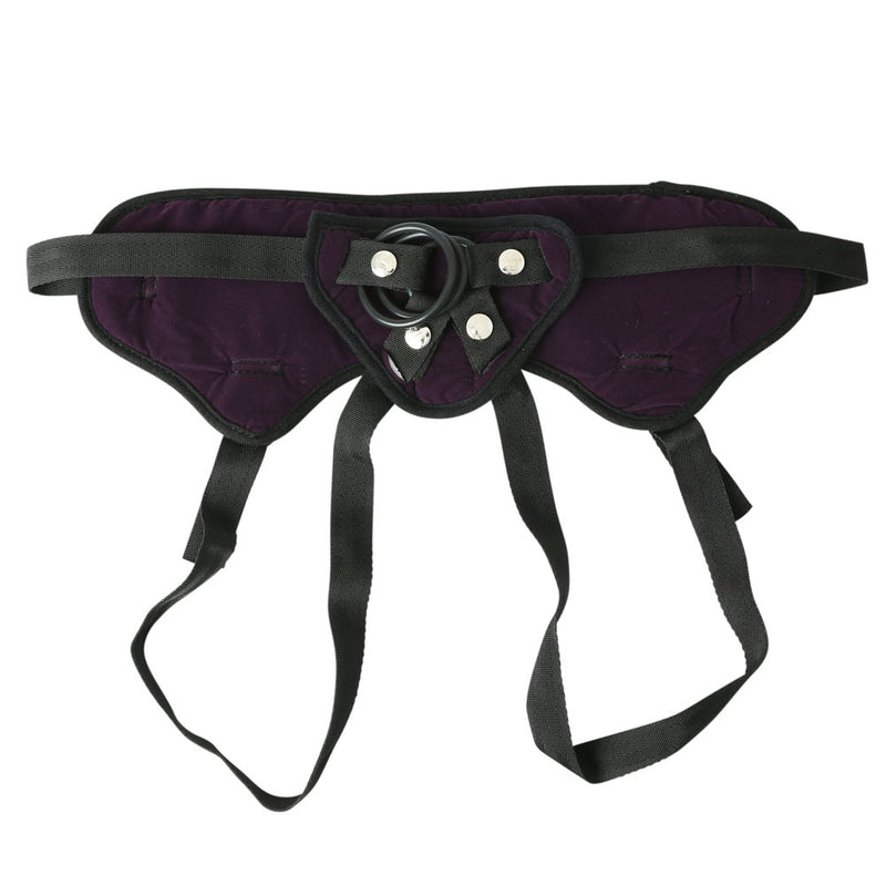SPORTSHEETS Purple Strap-On - Purple Adjustable Strap-On Harness (No Probe Included)