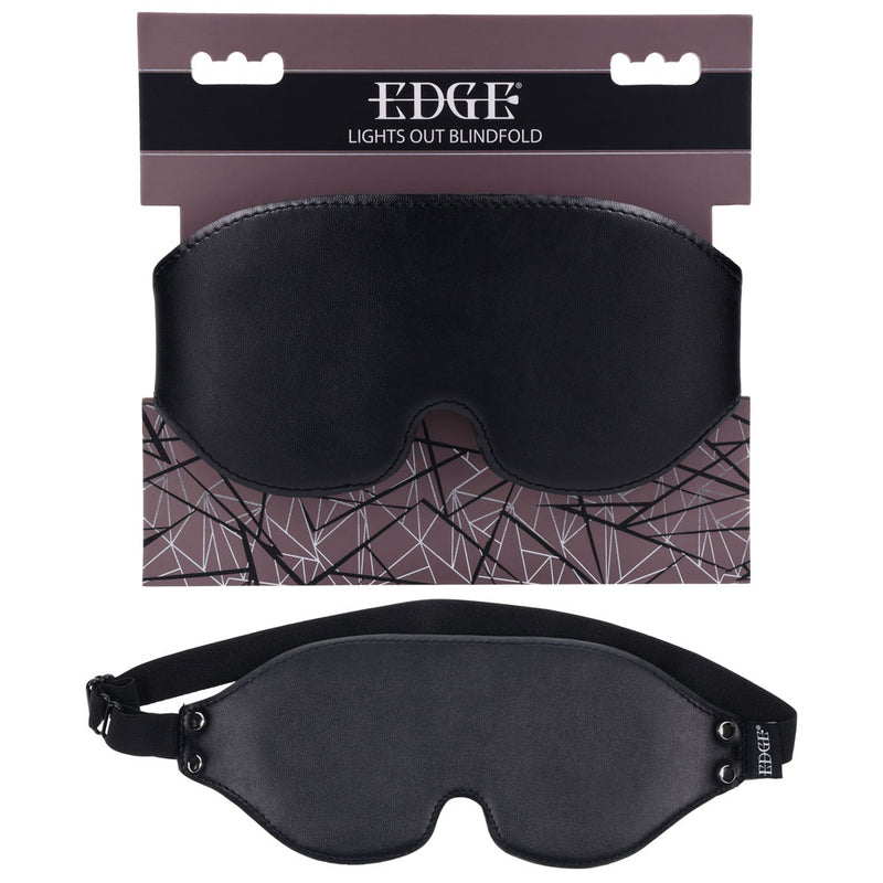 EDGE Lights Out Blindfold - Black Eyemask Restraint