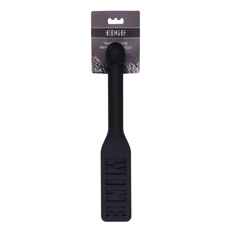 EDGE MINE Silicone Paddle - Black Spanking Paddle