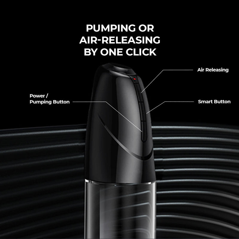 LuvPump Smart Penis Pump - Clear USB Rechargeable 2-in-1 Automatic Penis Pump
