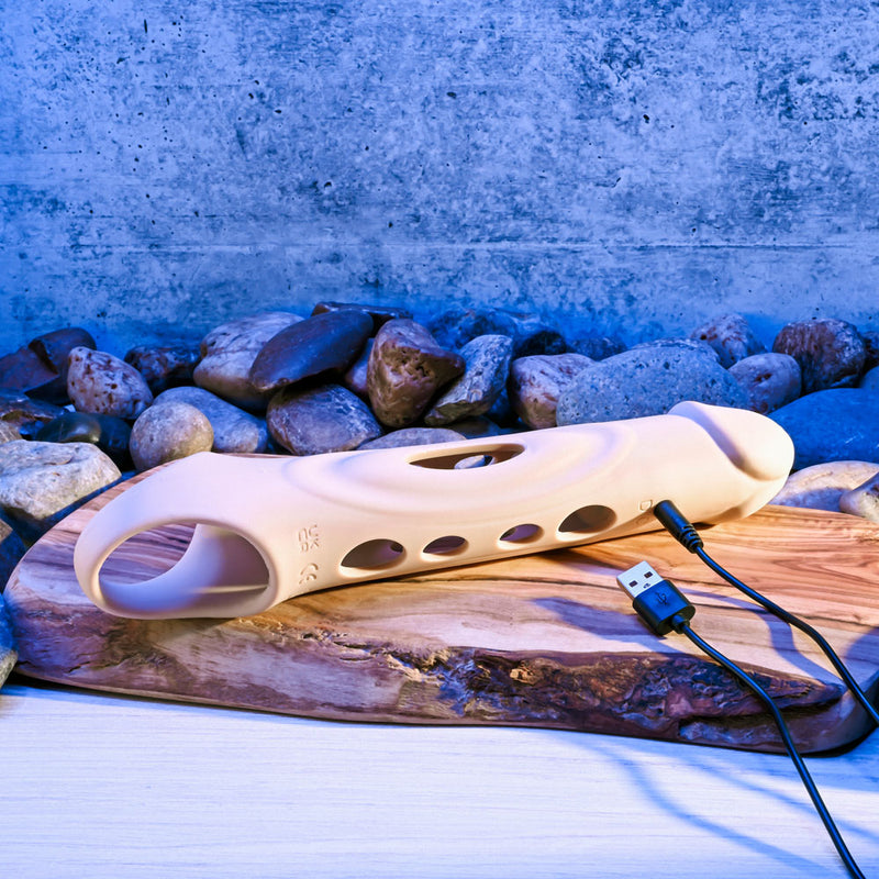 Zero Tolerance BIG BOY EXTENDER - Light - Flesh USB Rechargeable Vibrating Penis Extension Sleeve