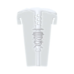 Zero Tolerance Sucking Good - White USB Rechargeable Vibrating Masturbator